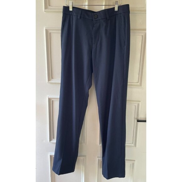 Haggar H26 Mens Pants Navy Blue size 32x32 - Picture 2 of 8